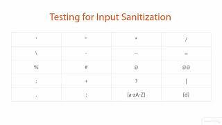 20  Understanding and Detecting Input Sanitization