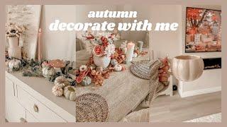 AUTUMN DECORATE WITH ME 2024  cosy fall decor | farm house neutrals & house tour