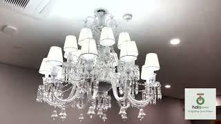 European Crystal Chandelier - Đèn chùm pha lê nhập khẩu Châu Âu.