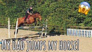 MY DAD JUMPS BIG ON FIONA!