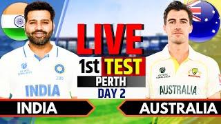 India vs Australia, 1st Test, Day 2 | IND vs AUS Live Match Today | Live Cricket Match Today