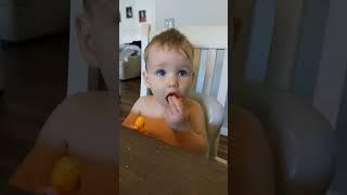 Cheeto Puffs are our favorite #baby #vlog #militaryfamily #travel