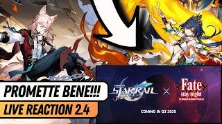 Hype per lo Xianzhou e COLLAB CON FATE?! | Honkai Star Rail Special Program Patch 2.4 Reaction