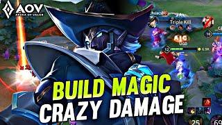 AOV : VALHEIN GAMEPLAY | BUILD MAGIC CRAZY DAMAGE - ARENA OF VALOR