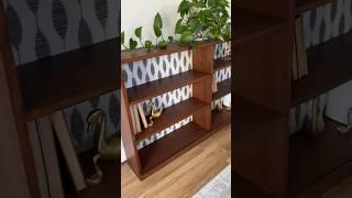 Mid Century Bookshelf Restore #furnitureflip #makeover #furniture #vintage  #midcenturymodern #diy