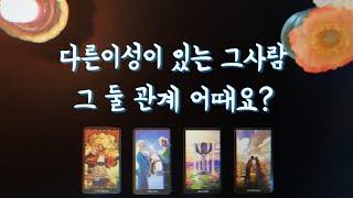 【타로연애운】 다른이성이 있는 그사람 그 둘관계 어떨까? (삼각관계,환승이별,짝사랑,속마음,어장관리,썸,재회타로love fortune tarot