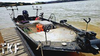 Tiny Aluminum Boat + Big Winter Storm = No Problem!