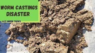 How To Dry Out Wet Worm Farm Castings (WOW)