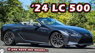 2024 Lexus LC 500 Convertible – DM Review | Test Drive