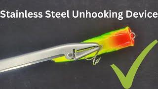 Stainless Steel Unhooking Device Which Works Well for the Bigger Fish [4K]