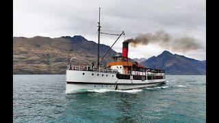 Steamship T.S.S. Earnslaw (As old as TITANIC), Queenstown, Lake Wakatipu, New Zealand (Aotearoa)