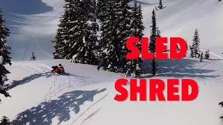 PNW Backcountry Snowboarding with Snowmobiles