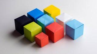 Origami Seamless Cube - How To Make Seamless Cube - Seamless Cube Making - DIY