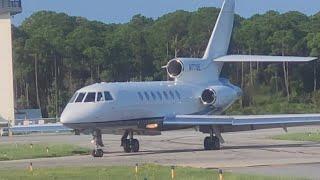 Falcon 50 Landing at DSI