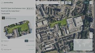 Drone Land Survey Generated 2D Map of Open Land Between Irlam Road and Bootle Asda Carpark | BAAP22