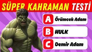 Süper Kahramanları Ne Kadar Tanıyorsun?  Süper Kahraman Testi  Marvel Testi 