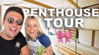 WIR ZIEHEN UM !  Penthouse Tour IM ROHBAU