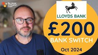 £200 Lloyds Bank switch - Plus Club Lloyds perks & 6.25% (Oct 2024)