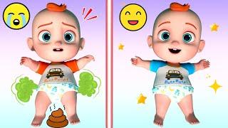 Diaper Song | Baby Care | Gobooboo Kids Songs