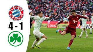 Bayern München 4-1 Greuther Fürth Highlights | Bundesliga 2021-2022