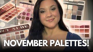 EYESHADOW RANKINGS: Ranking the 24 Palettes I Wore in November & the Looks I Created With Them