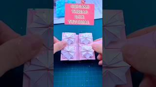 Diy origami thread box tutorial#shorts#shortsfeed#origami#diy#tutorial