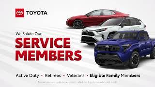 Your Local Hampton Roads Toyota Dealers Salutes Our Military Service Members - Feb 2025 Incentives