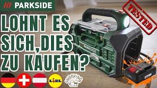 AKKU-KOMPRESSOR UND -LUFTPUMPE 20 V Parkside PKA 20-Li C3 DEUTSCHLAND DEUTSCH  AUSTRIA LIDL