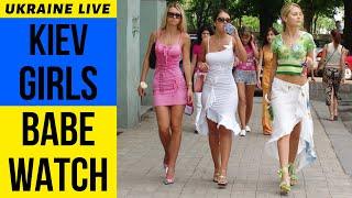 Kiev Girls Babe Watch LIVE, Khreshchatyk Street, Ukraine 2019