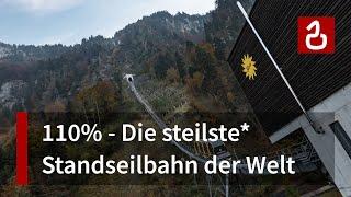 Mit der steilsten* Standseilbahn der Welt auf den Stoos | Seilbahnen Schwyz - Morschach - Stoos