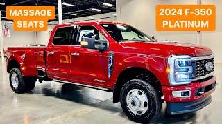 2024 FORD F-350 PLATINUM RAPID RED DIESEL