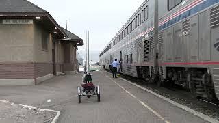 The Calif. Zephyr in Ft. Morgan on 23JUNE2025