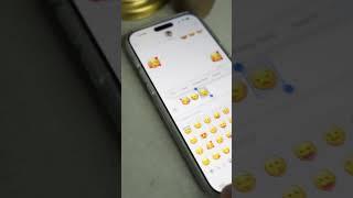 iOS 18 Features Part 56: Animate Emojis #apple #ios18 #ios18features #ios18update #ios18tricks