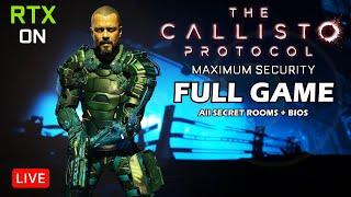 THE CALLISTO PROTOCOL Full Game Playthrough All Secrets - Hardest Difficulty (PC Ray Tracing on)