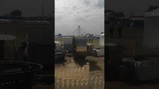 Астрахань. Сабантуй. Огромный самовар на праздничном мероприятии.