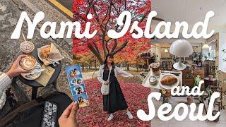 Seoul Vlog  || Nami Island day trip, cafes in Seongsu and Sinsadong, Myeongdong Street