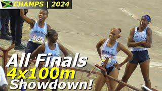 Real Showdown In The Girls 4x100m Relay Finals | Champs 2024