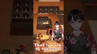 Cake in my Takoyaki?! #vtuber #envtuber #vtuberclips