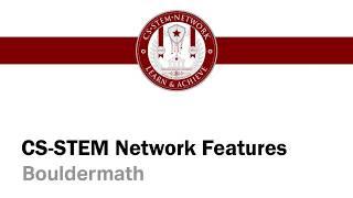 Cs-Stem Network Bonus - 07 Bouldermath