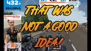 I GOT IT WRONG! Zwift - ZRS: Podium Rides - Loch Loop (E) on Loch Loop in Scotland