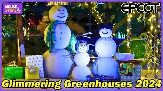 Living With the Land Holiday Overlay 2024 - Glimmering Greenhouses at EPCOT - Walt Disney World