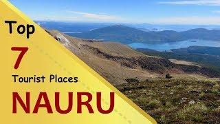 "NAURU" Top 7 Tourist Places | Nauru Tourism