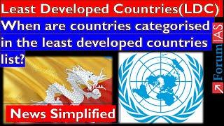 LDC: When are countries categorized in least developed countries list? |Forum IAS |News Simplified |