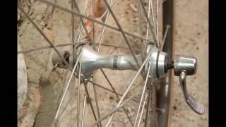 coppia ruote MOZZI C/Record VINTAGE hub Campagnolo bici bicicleta BIKE mavic gp4