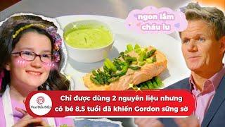 Chỉ được dùng 2 nguyên liệu nhưng cô bé 8,5 tuổi đã khiến Gordon sững sờ | Vua Đầu Bếp Mỹ Nhí