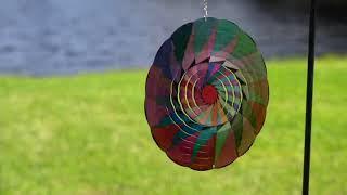 Colorful Hanging 3D Spiral Wind Spinner on QVC