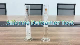 Silicone defoamer test video