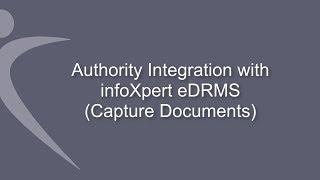 infoXpert eDRMS - Integration with Civica Authority