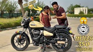 Surprising My Wife with Her Dream Bike | She Got Emotional & Cried | Royal Enfield Meteor 350