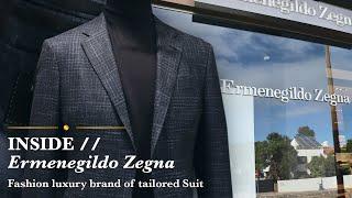 INSIDE //  Ermenegildo Zegna - Fashion luxury brand of tailored Suit